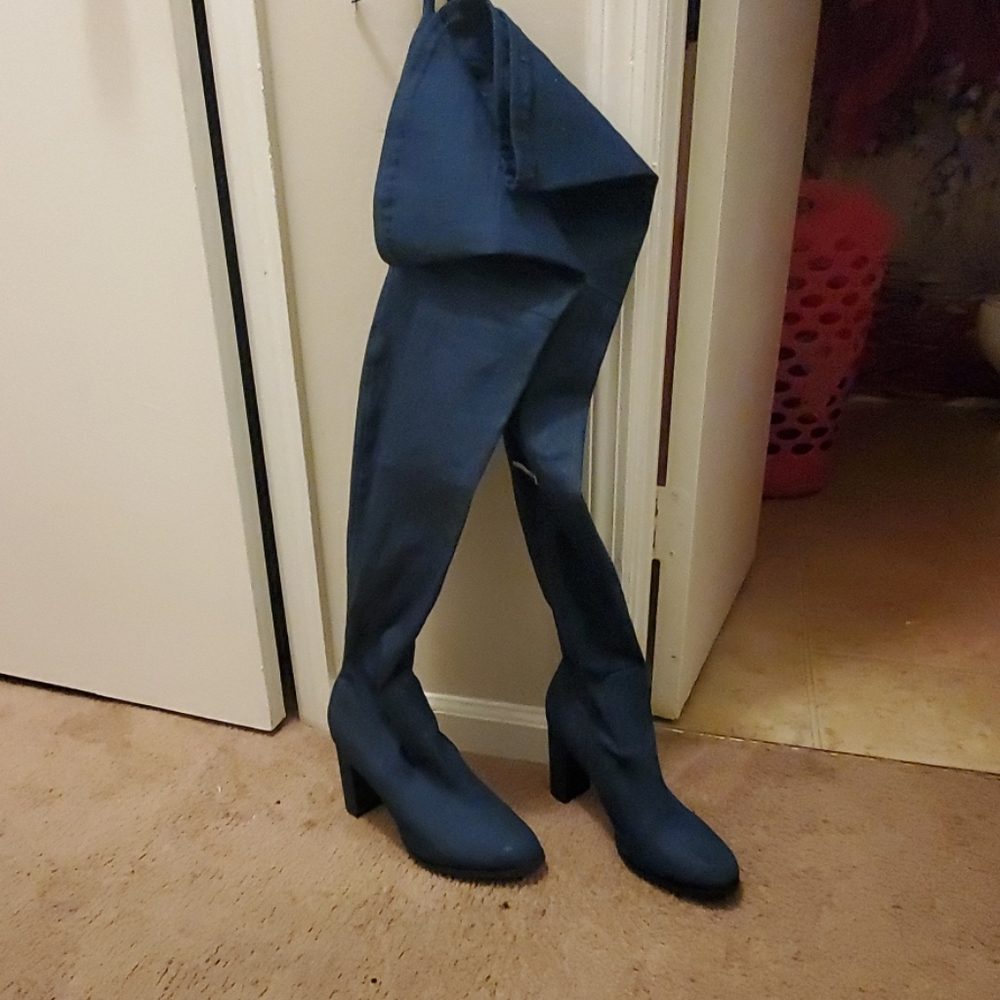 Jean Thigh High boots